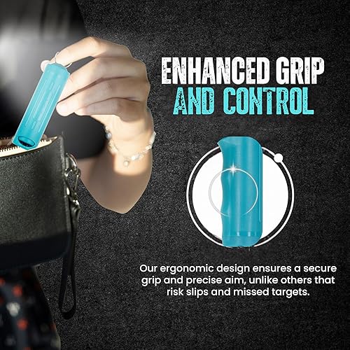 Miniatura 4 de Police Magnum Alarma de seguridad personal y spray de pimienta Combo de autodefensa para mujeres, sirena ruidosa de 135 db con luz y máxima fuerza