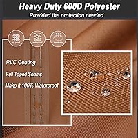 Vista 2 de NettyPro Cubierta de parrilla para parrilla al aire libre de 60 pulgadas, impermeable, resistente, cubierta de barbacoa de gas para exterior Weber