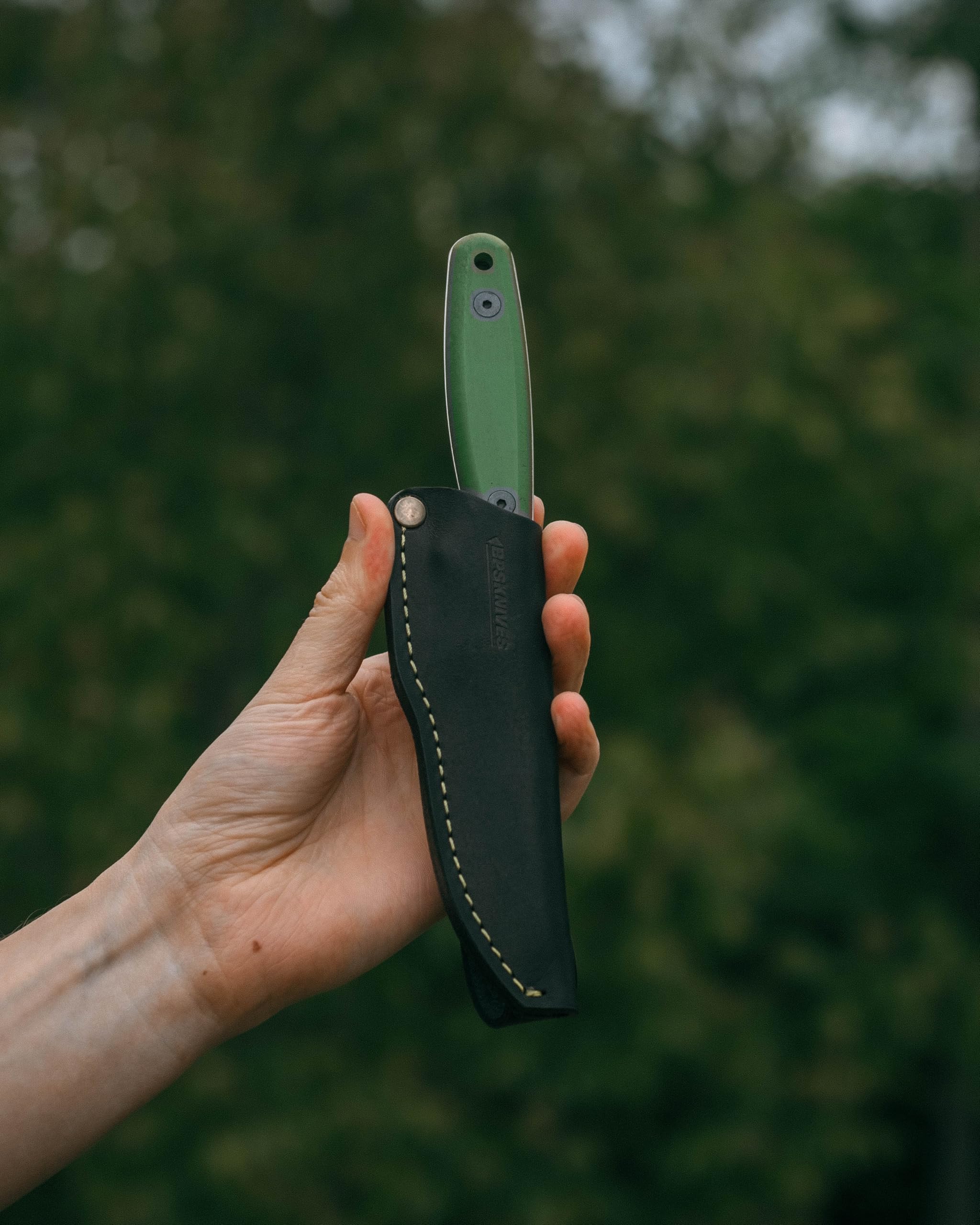 BPSKNIVES Season Series Spring – Primo Coltello per Bambini – Coltelli Bushcraft per Ragazzi – Coltelli da Intaglio – Coltello da Campeggio Sicuro per Bambini con Fodero e Punta Arrotondata