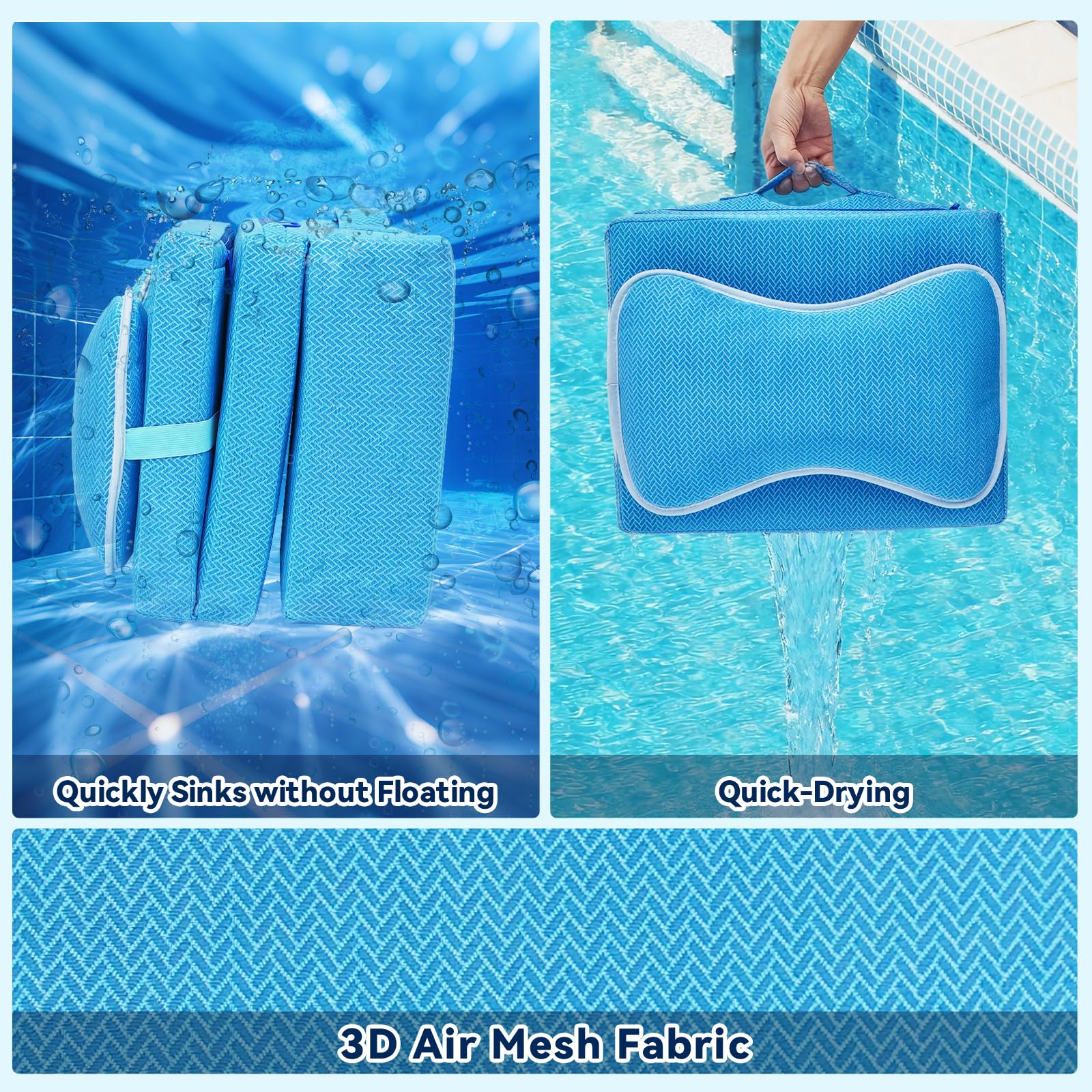 Coussin d'assise pour Bain à remous/Spa – Version adulteAssise antidérapante, adaptée à la Piscine extérieure comme à la Salle de Bain. Séchage Rapide, rehausseur de siège pour Spa et Jacuzzi.