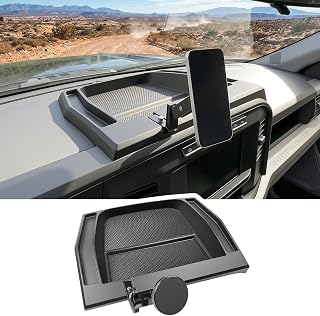 Magnetic Phone Mount Holder for 2023-2026 Ford F250 F350 F450 Super Duty(Without Center Dashboard Speaker) Dash Cell Phone Cradles Adjustable Phone Stand Accessories for 2023+ F250-F450