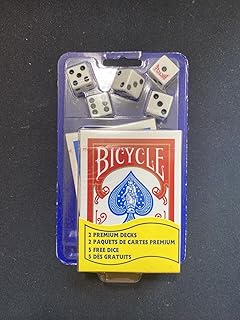 Bicycle Standard Playing Card Decks Poker Size & 5 Dice Sealed