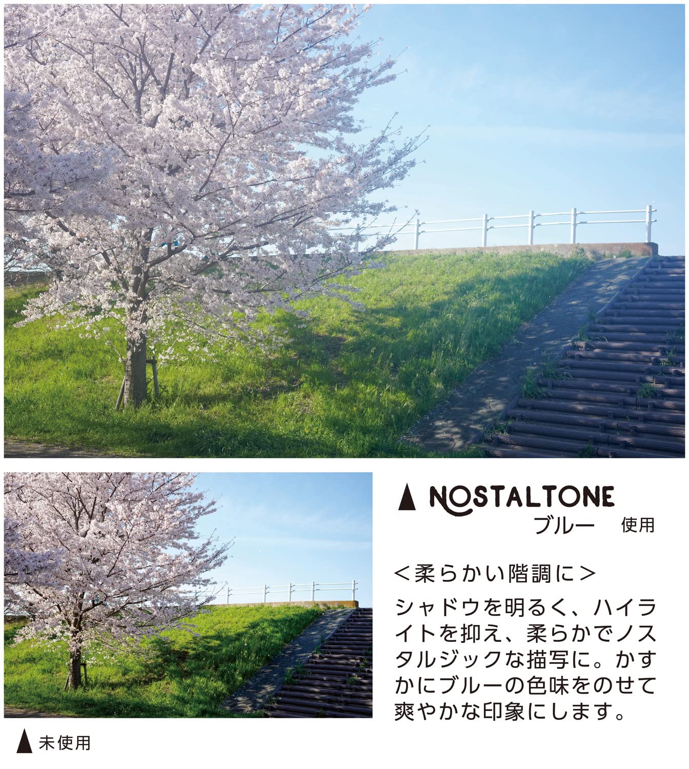 Kenko Soft Effekt Filter NOSTALTONE Blue φ72mm – Bild 2