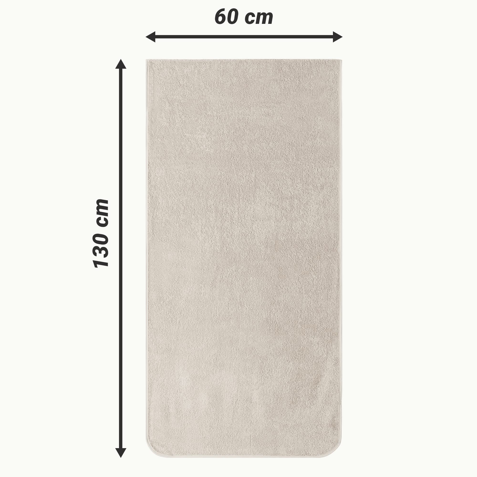 JEMIDI Housse Chaise Longue - Protection Chaise de Jardin 130 x 60 cm en Coton - Serviette Grande Taille pour Plage Piscine Bronzage