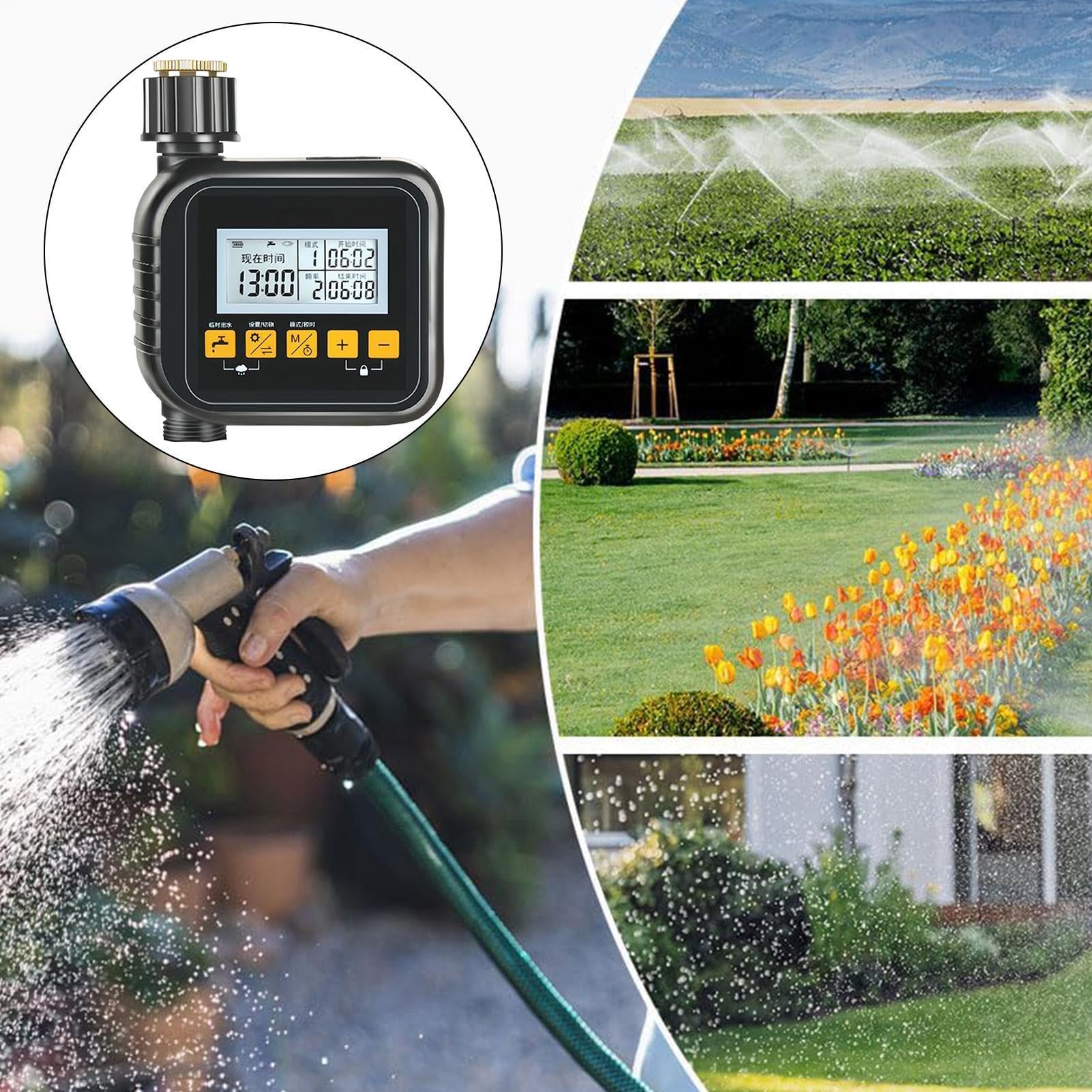 Timer di irrigazione, timer per tubo Sprinklers automatici per
