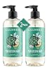 Caldrea Hand Wash Soap, Aloe Vera Gel, Olive Oil and Essential Oils to Cleanse and Condition, Pear Blossom Agave, 10.8 oz, 2 Pack