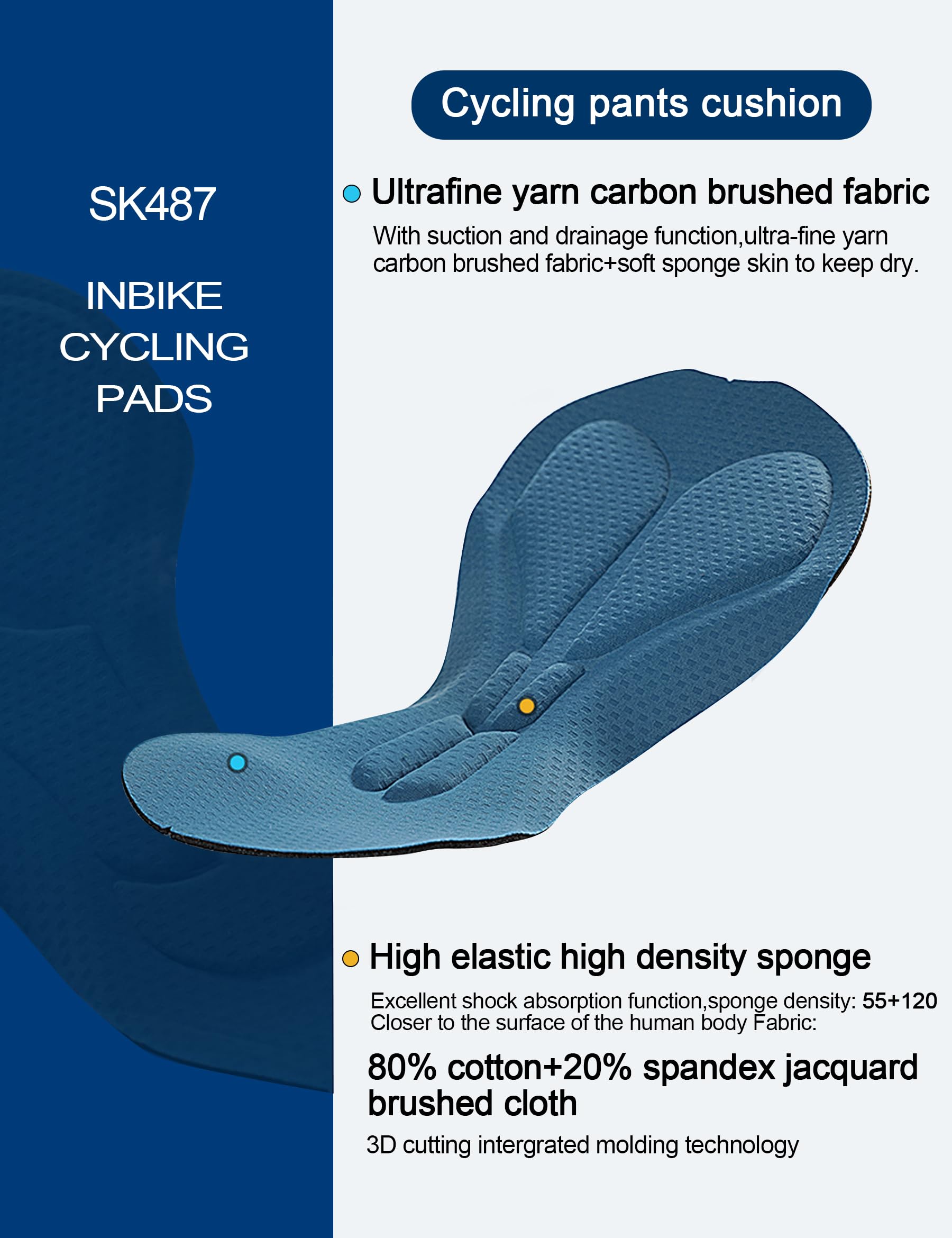 INBIKE Pantalon Cycliste Femme Pantalon Velo Leggings de Vélo Pantalon Cyclisme Longues VTT Léger Respirant Printemps Automne Été