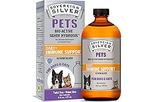 Sovereign Silver Bio-Active Silver Hydrosol: Enhanced Immune Support for Your Beloved Pets!