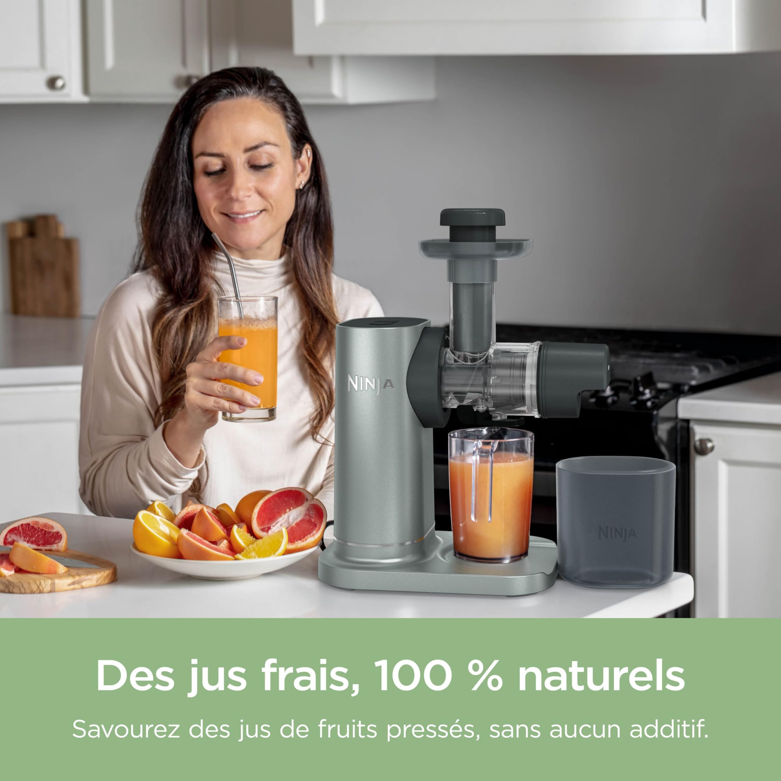 Ninja Extracteur de jus à froid 3-en-1,carafe de 700 ml JC152EU