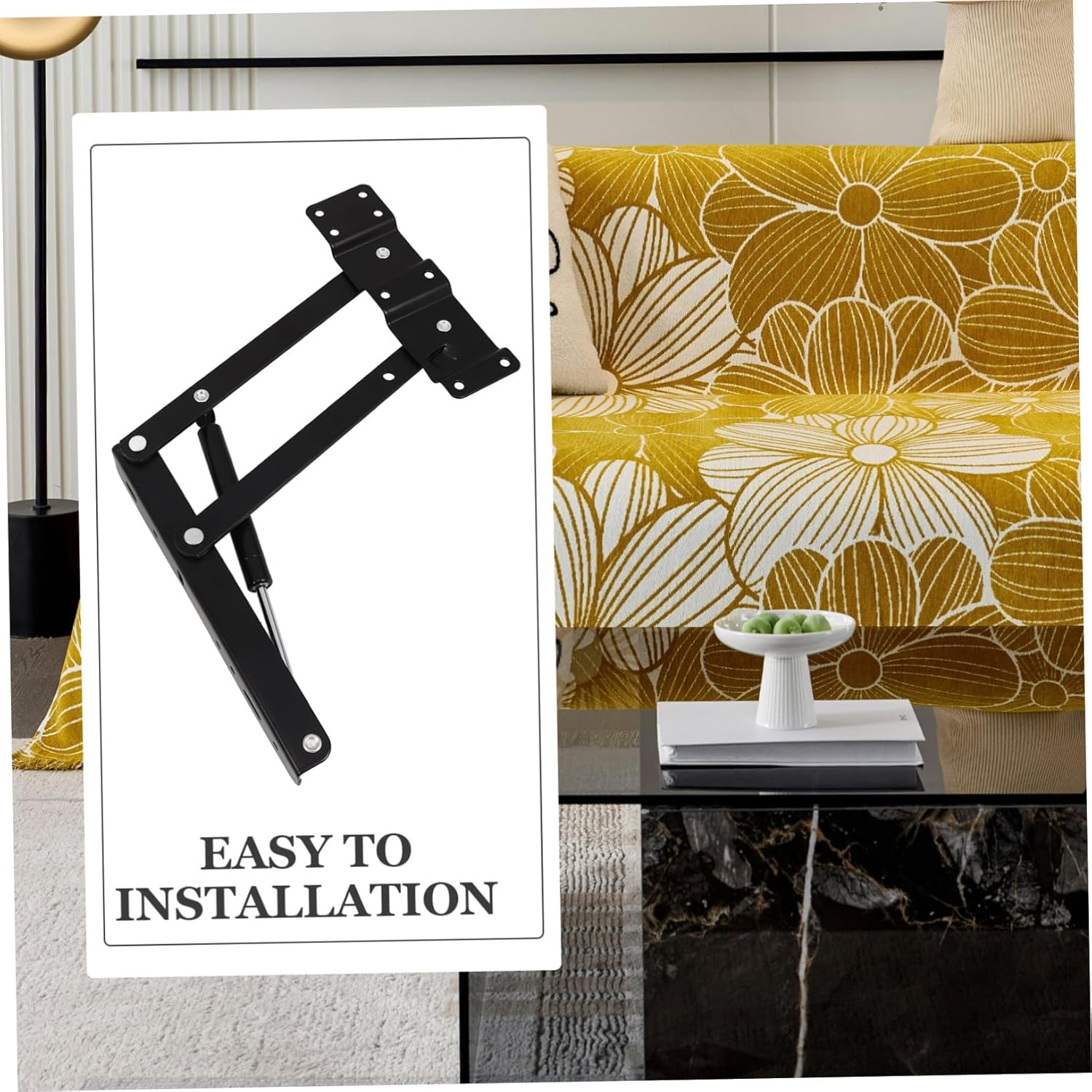 Collapsible Shelves Brackets Bracket Cabinet Shelves Hardware Furniture Foot Space Saving Design Easy Assembly