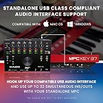 Akai Professional MPC Key 37 Standalone Production Synthesizer, Drum Machine, MIDI Keyboard, with Wi-Fi, Bluetooth, Touchscreen, Plug-ins, and Native Instruments Integration