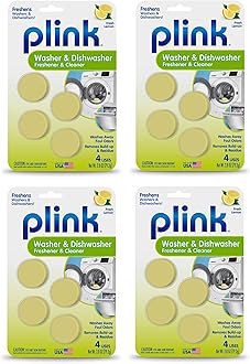 Plink Washer and Dishwasher Freshener Cleaner 4-Pack, 16 Tablets Total, Count