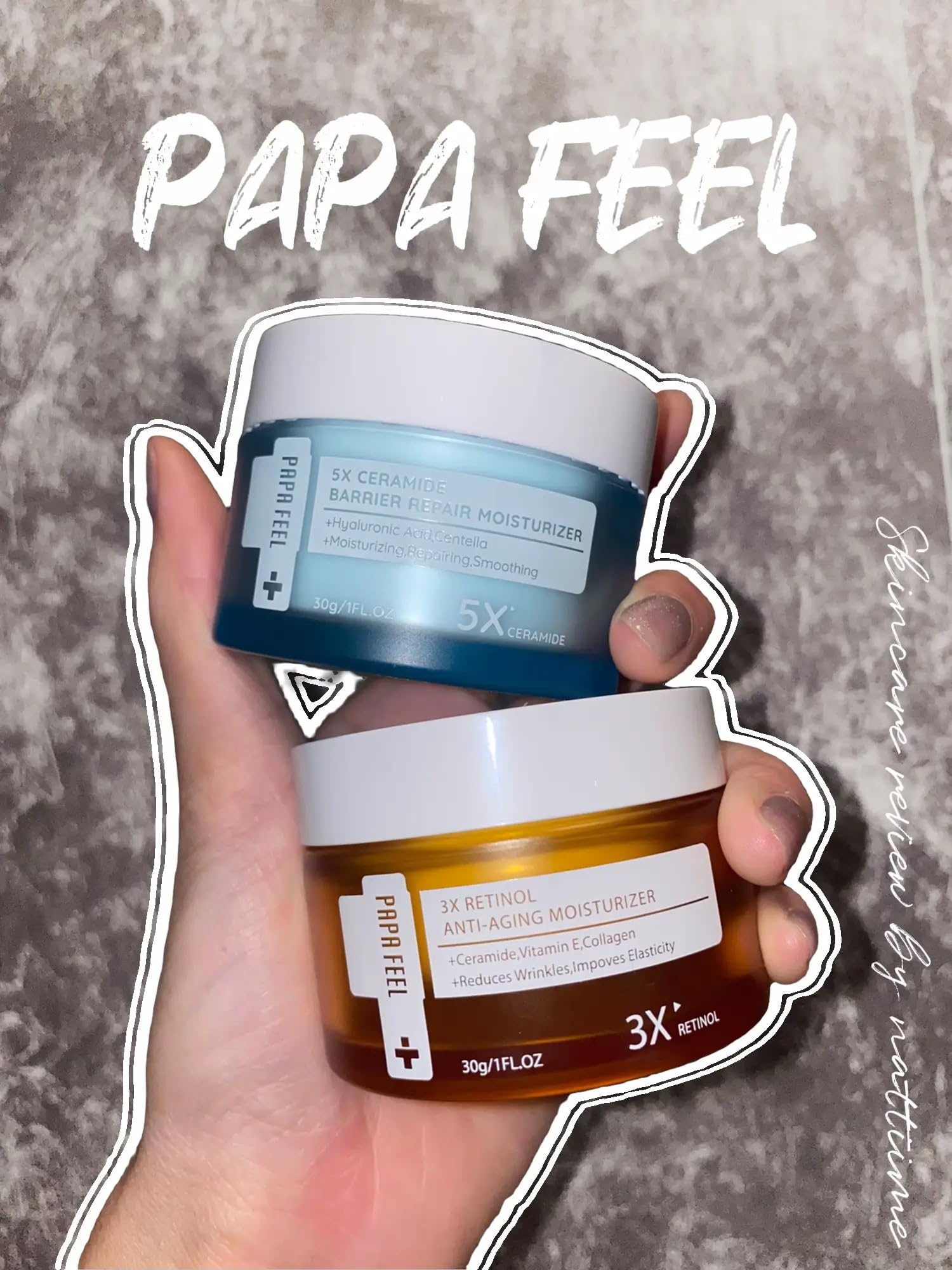 Amazon.com: Papafeelfeel Moisturizer Skin 30g.+ Papafeel 3X
