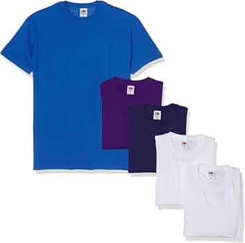 Fruit Of The Loom Men's Super Premium T-Shirt - 100% Cotton Crew Neck, Navy, XL - View #9