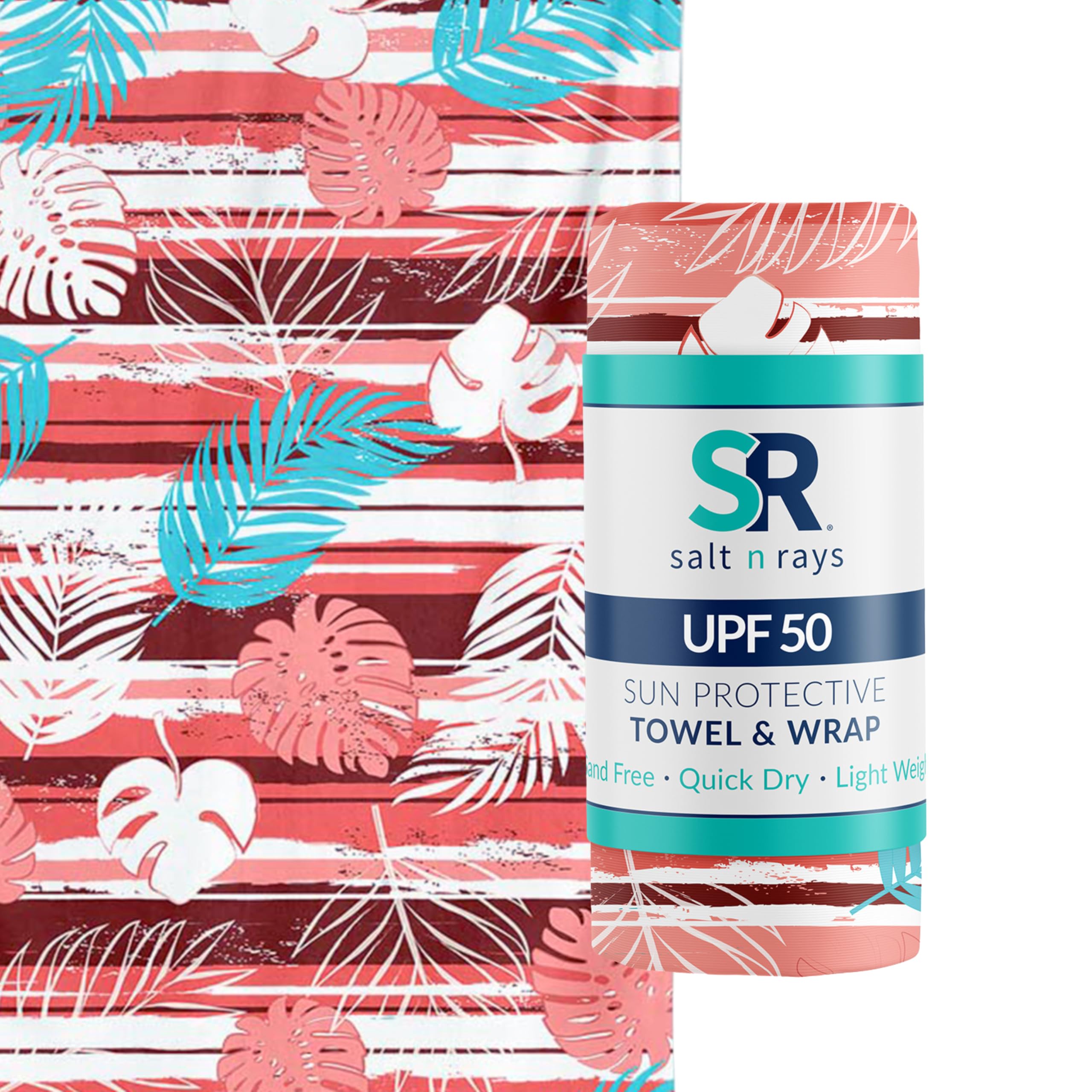 Salt n Rays UPF 50 Sol Wrap Towel Sun Protection (Balmy Breeze)
