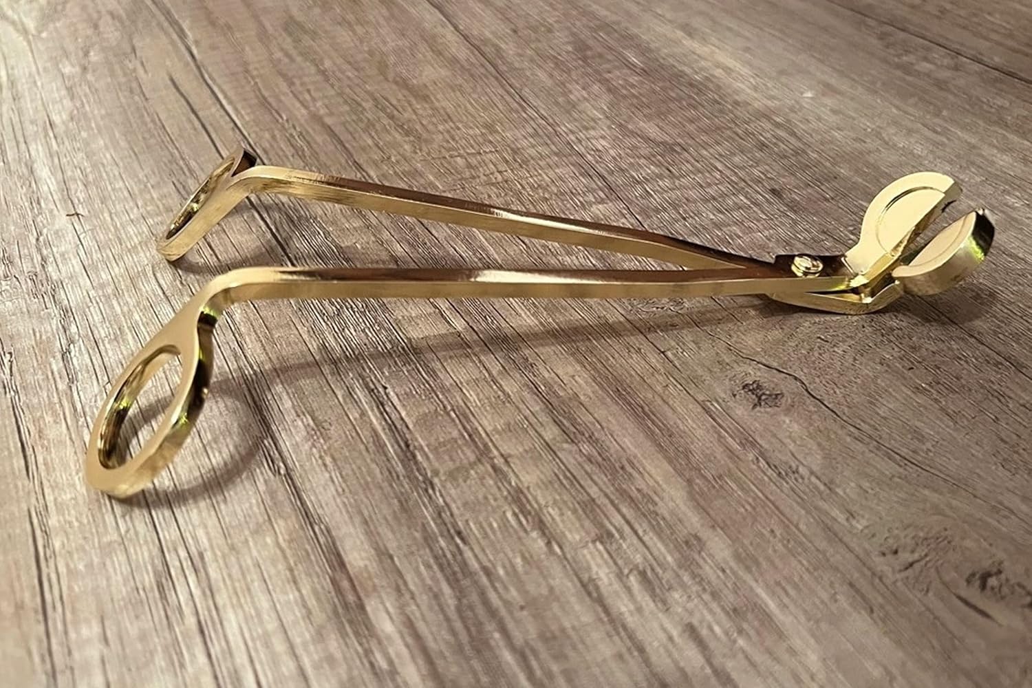 Paddywax Candle Accessories Wick Trimmer, Shiny Brass : Home & Kitchen