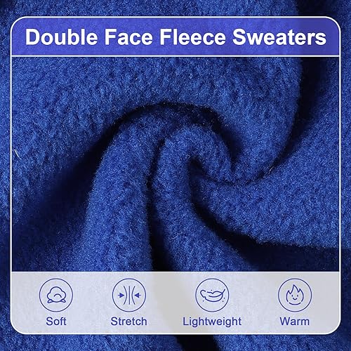 Miniatura 4 de Suéteres para perros pequeños - Ropa para perros hembras - Suéter de forro polar para perros - Ropa para cachorros para perros pequeños Niño - Ropa