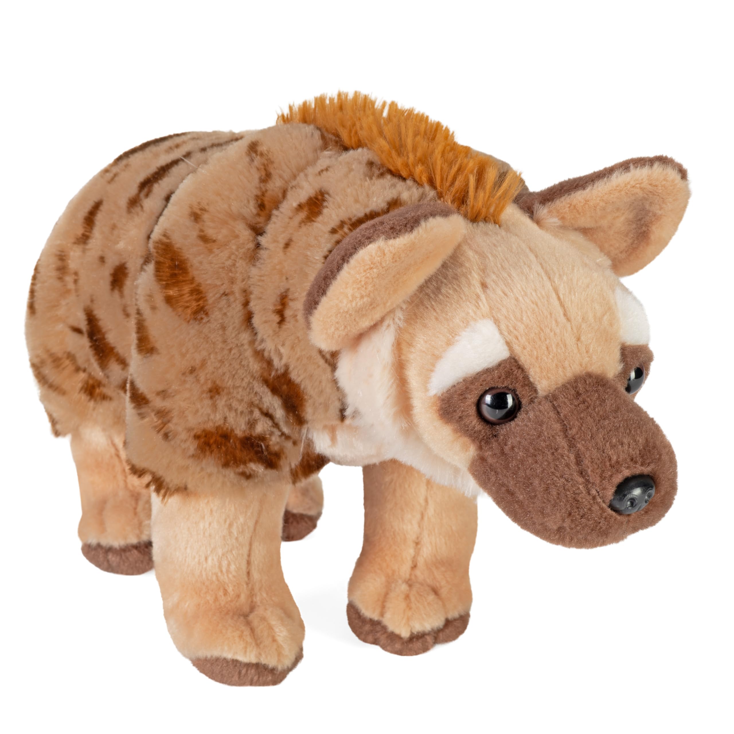 WILD REPUBLIC 30cm Cuddlekins Hyena, Light Brown With Dark Spots
