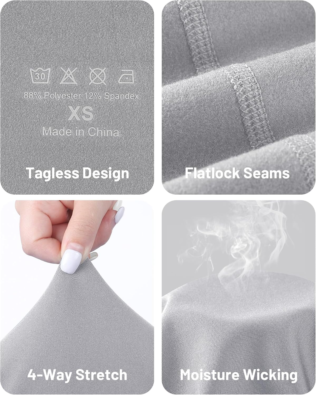 Boys Thermal Underwear Set, Kids Thermals Top and Bottom Set, Soft Fleece Lined Long Johns Base Layer for Skiing - Image 4