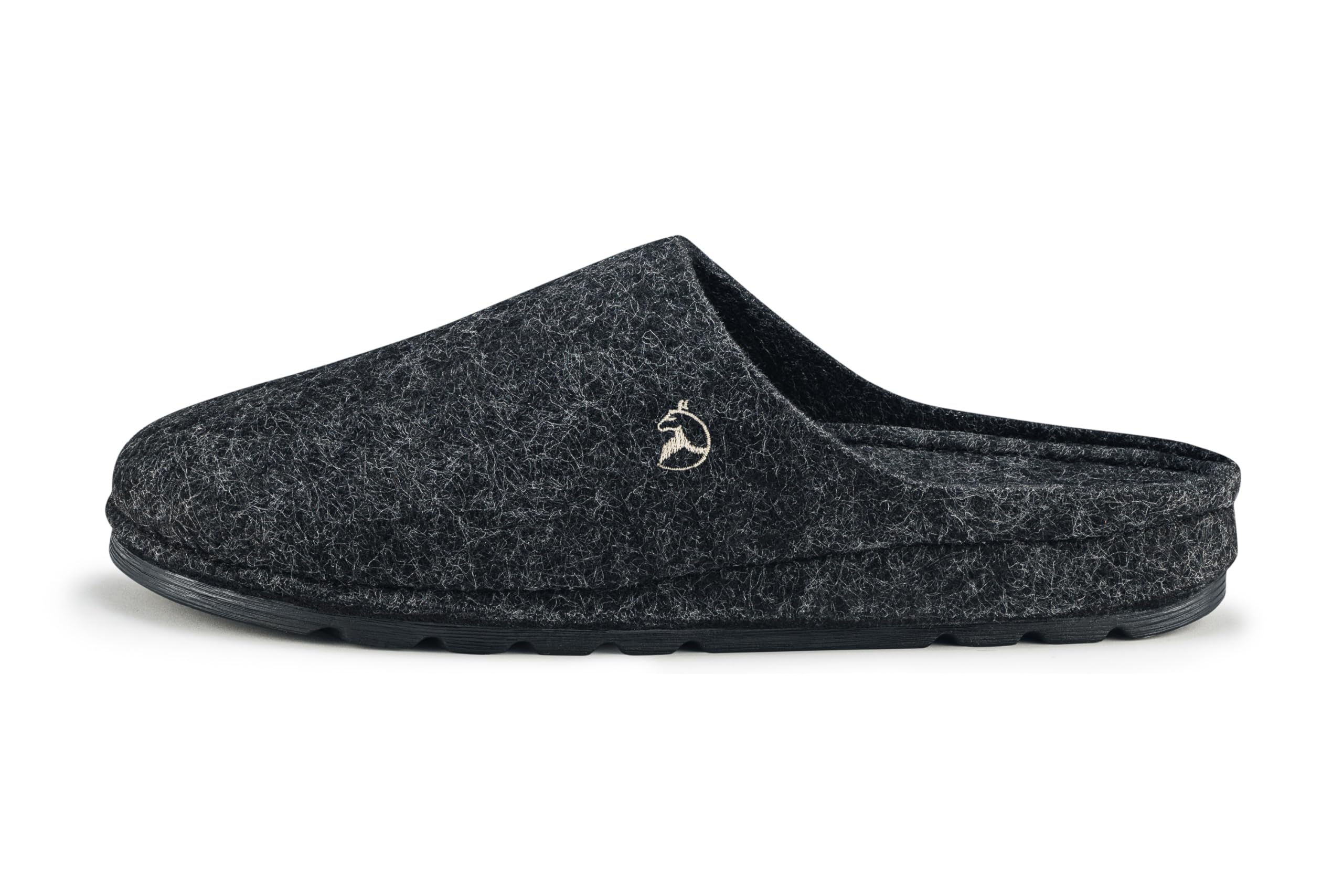 ESTRO Pantuflas de Fieltro Hombre - Zapatillas Casa Hombre Cerradas Zapatillas Casa con Suela de Goma Pantuflas Fieltro F05