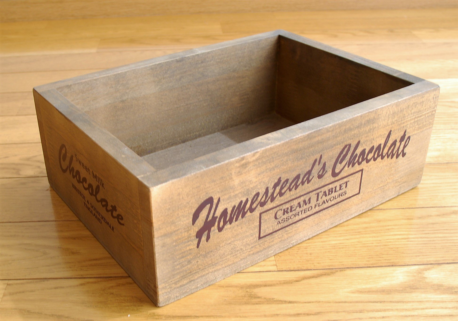 チョコ色？アンティーク木箱♡ Chocolate Box 【アンティークな チョコレートボックス！✨✨】 | 木箱