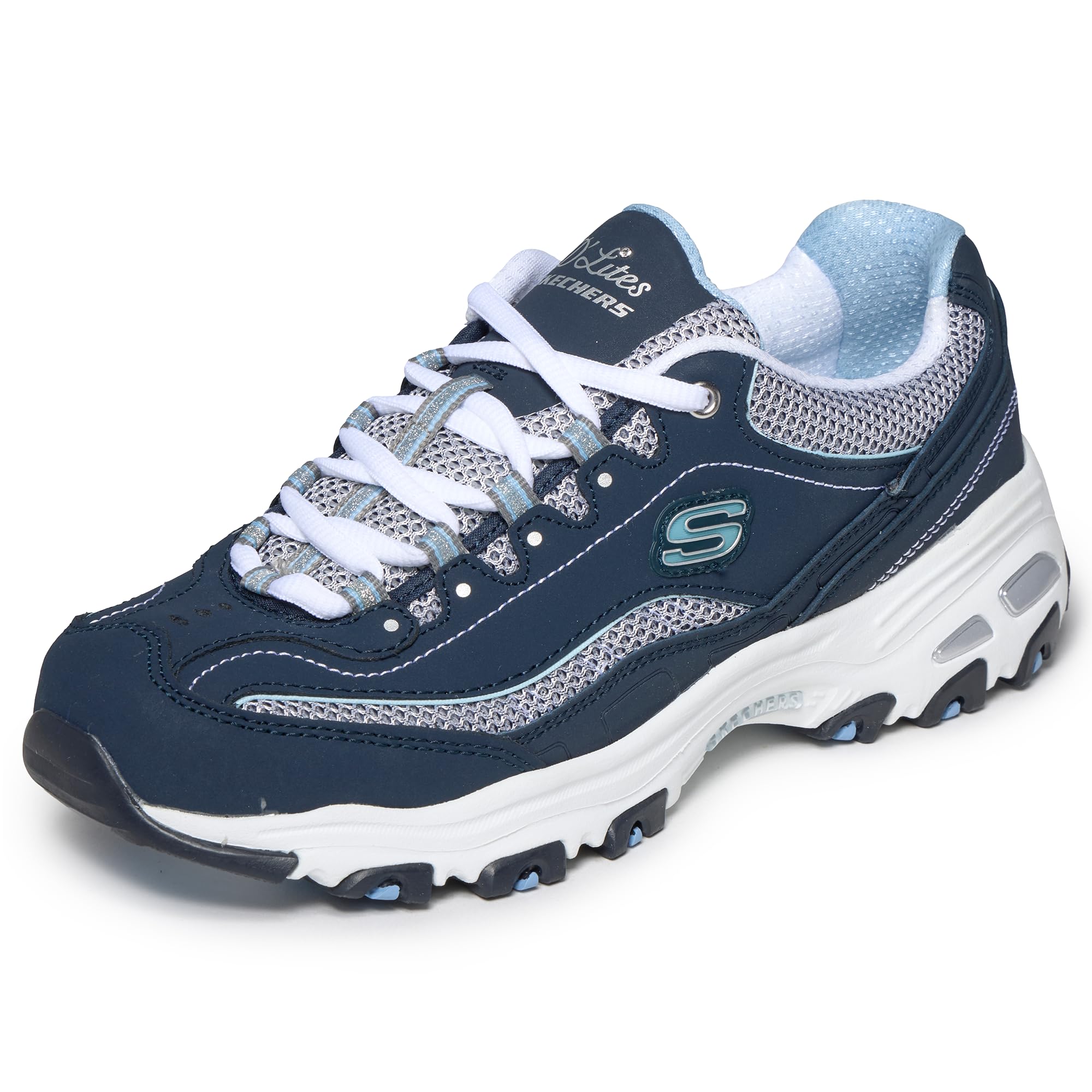 Skechers Damen Sneaker D´Lites BIGGEST FAN, (marineblau / weiß), 37 EU XW