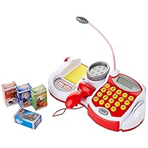 Theo Klein 9373 – Registratore Di Cassa Supermercato Con Accessori