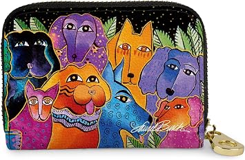 محفظة RFID Secure Armored Zipper من Laurel Burch للكلاب والكلاب
