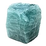 Amazing Gemstone Aquamarine Raw Crystals and Healing Stones, Natural Rocks for Tumbling and DIY Raw Stones and Crystals (1 Piece)