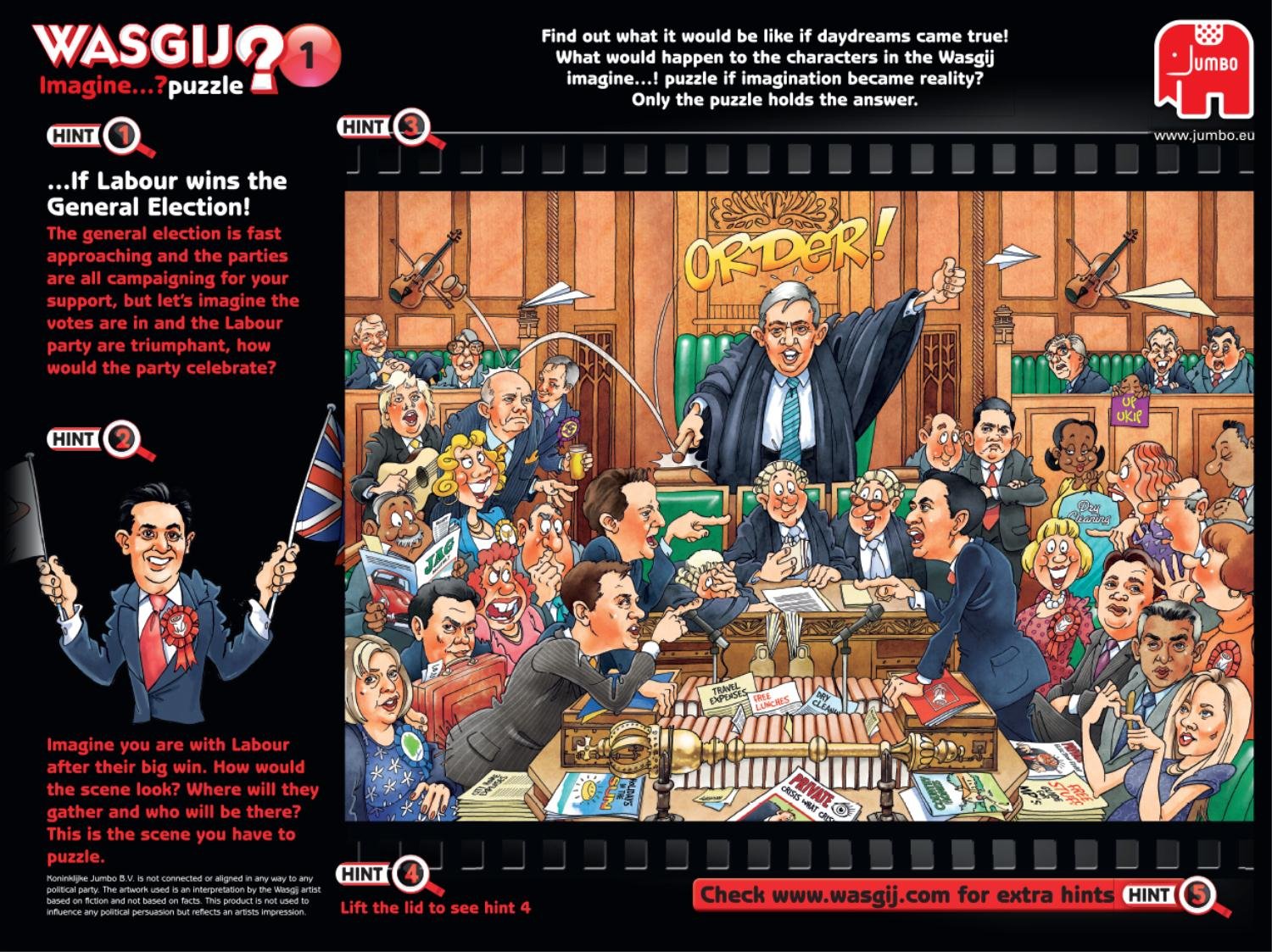 Jumbo Spiele Wasgij Imagine If Labour Win The General Election Jigsaw Puzzle