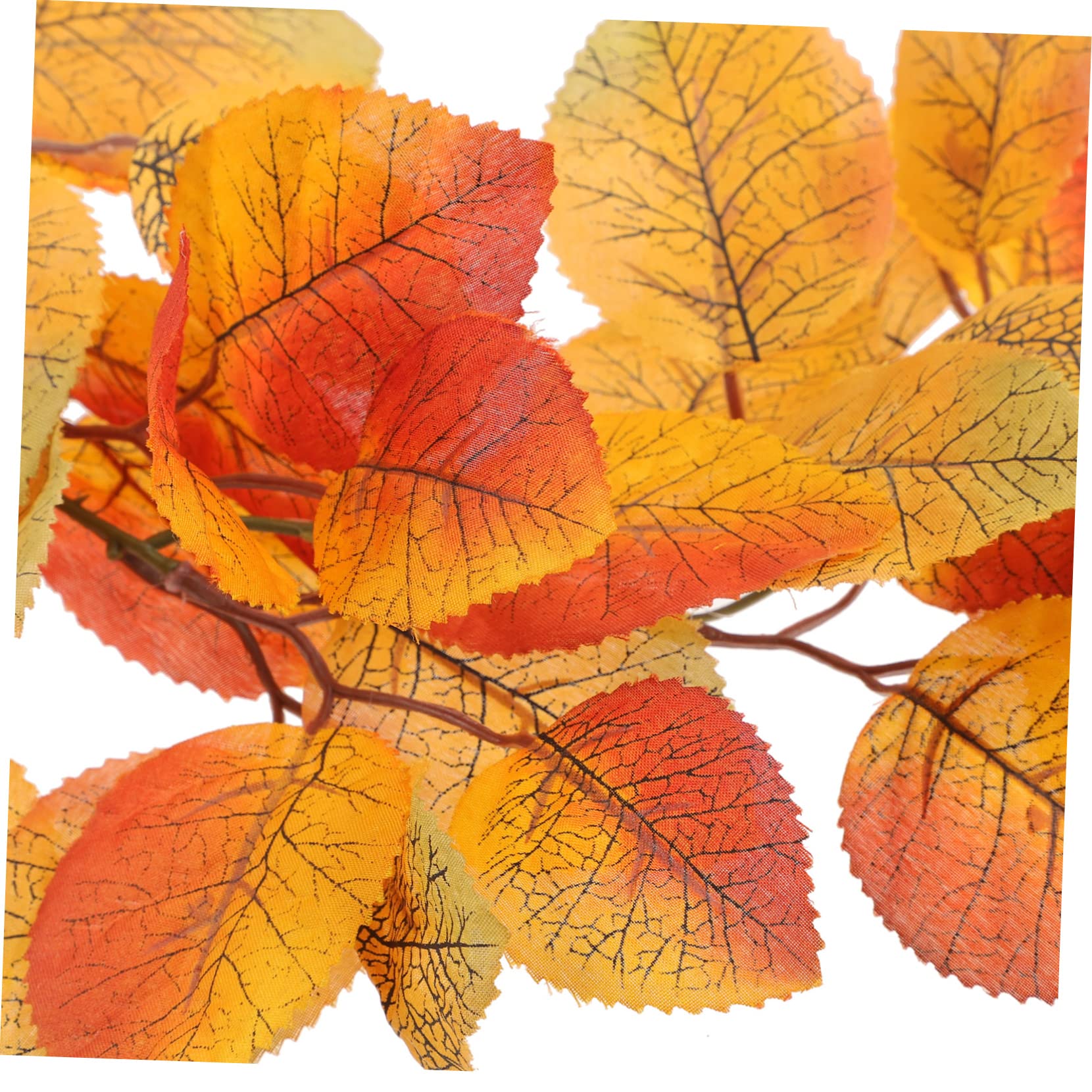 IMIKEYA 3 Stücke Realistische Magnolia Blatt Rattan Herbst Girlande Künstliche Thanksgiving Decor Mantel Zubehör