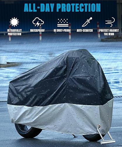 Miniatura 5 de Fundas para motocicleta, cubierta completa para lluvia al aire libre, accesorios de automóvil, accesorios de motocicleta, cubierta impermeable al