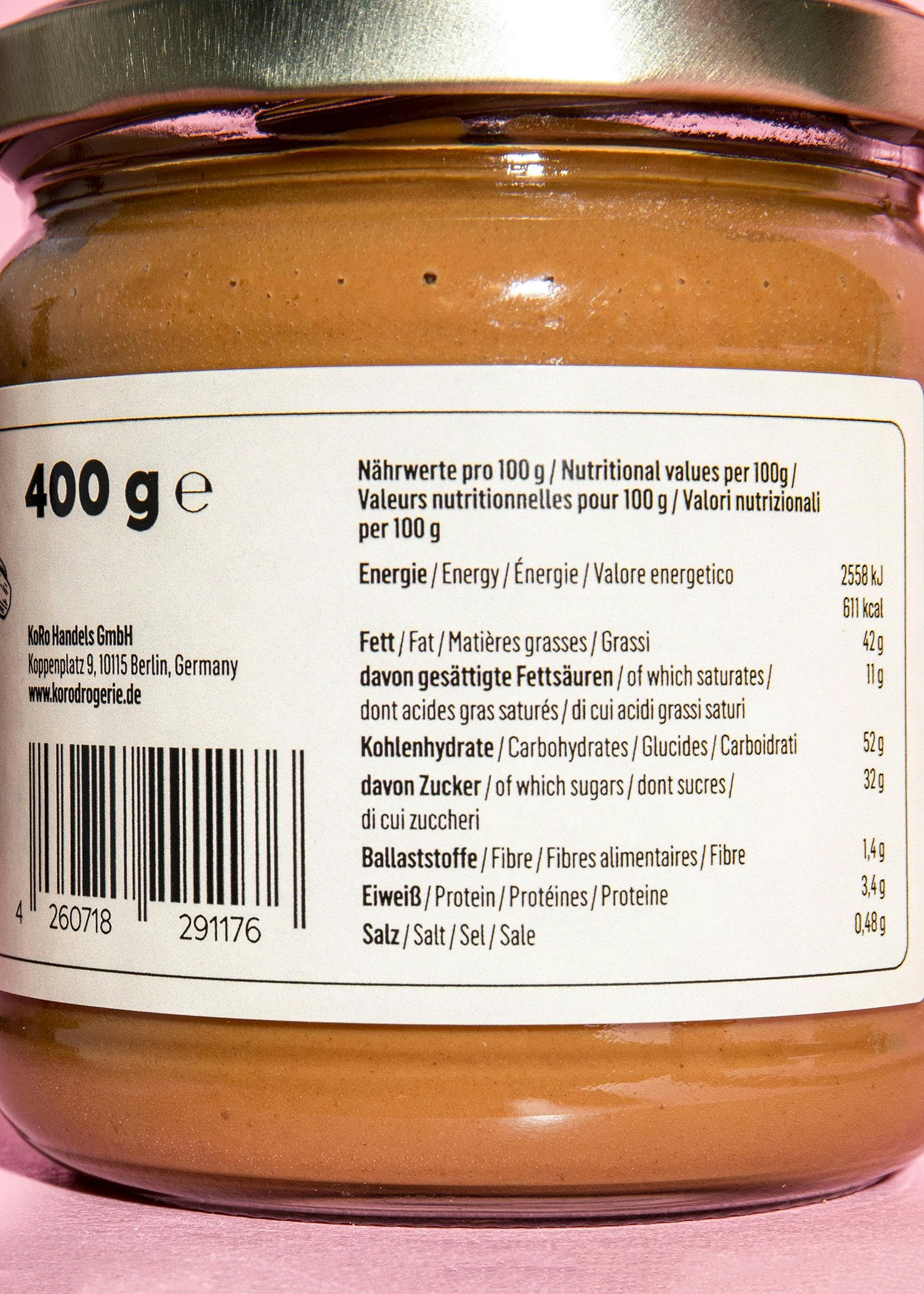 KoRo - Veganer Spekulatius Aufstrich 12 x 400 g - Nicht nur im Winter ein Hit - Süßer Brotaufstrich - Aromatisch-würzig - Rein pflanzlich