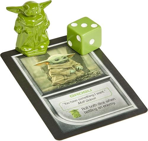 Miniatura 8 de Monopoly: Star Wars The Mandalorian Edition Juego de mesa, inspirado en la temporada 2 de The Mandalorian, protege a Grogu de los enemigos