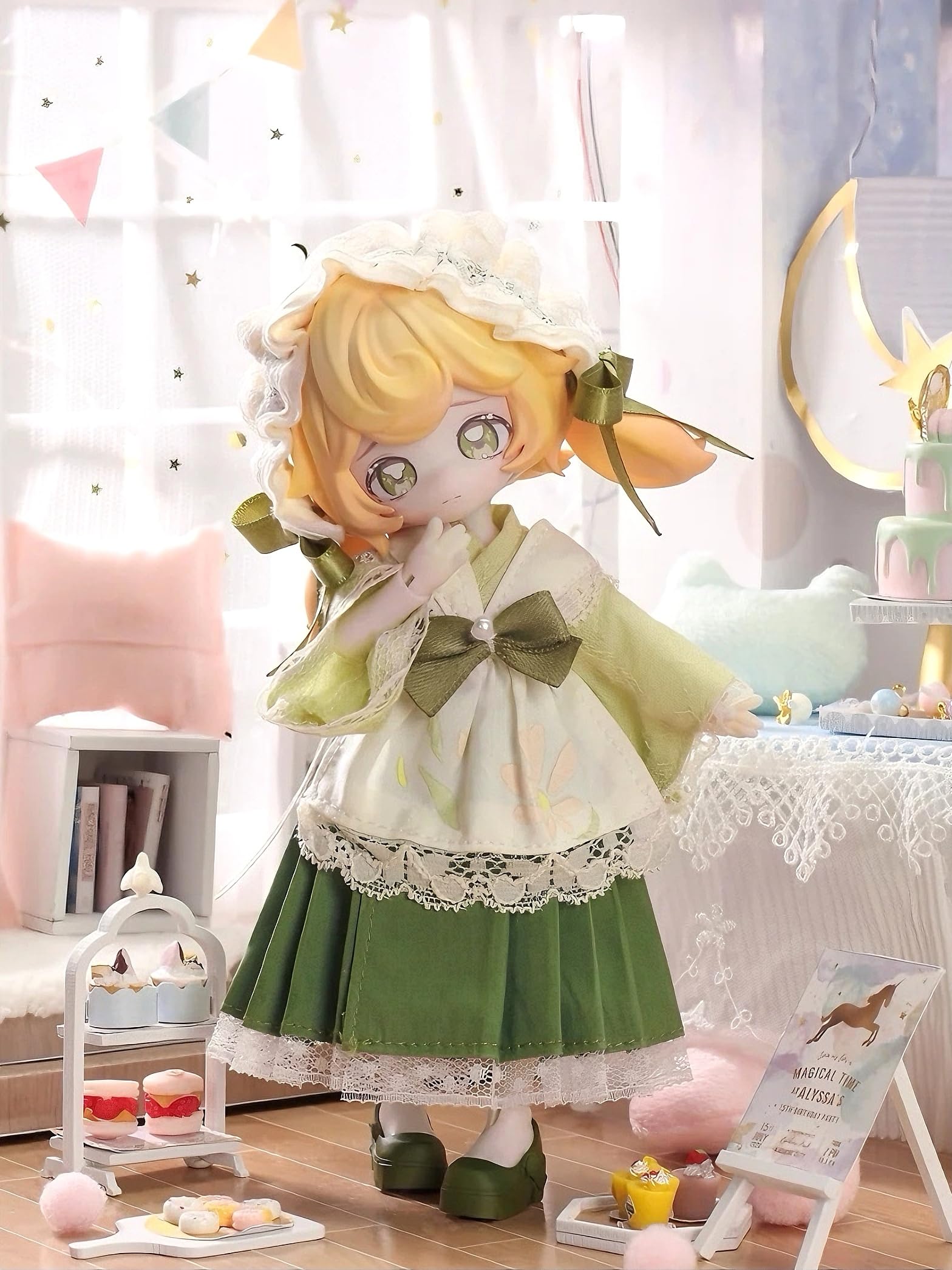 Amazon.co.jp: Briskyjp 不可食用人形 ウサギの赤ちゃんの「月飛び時間