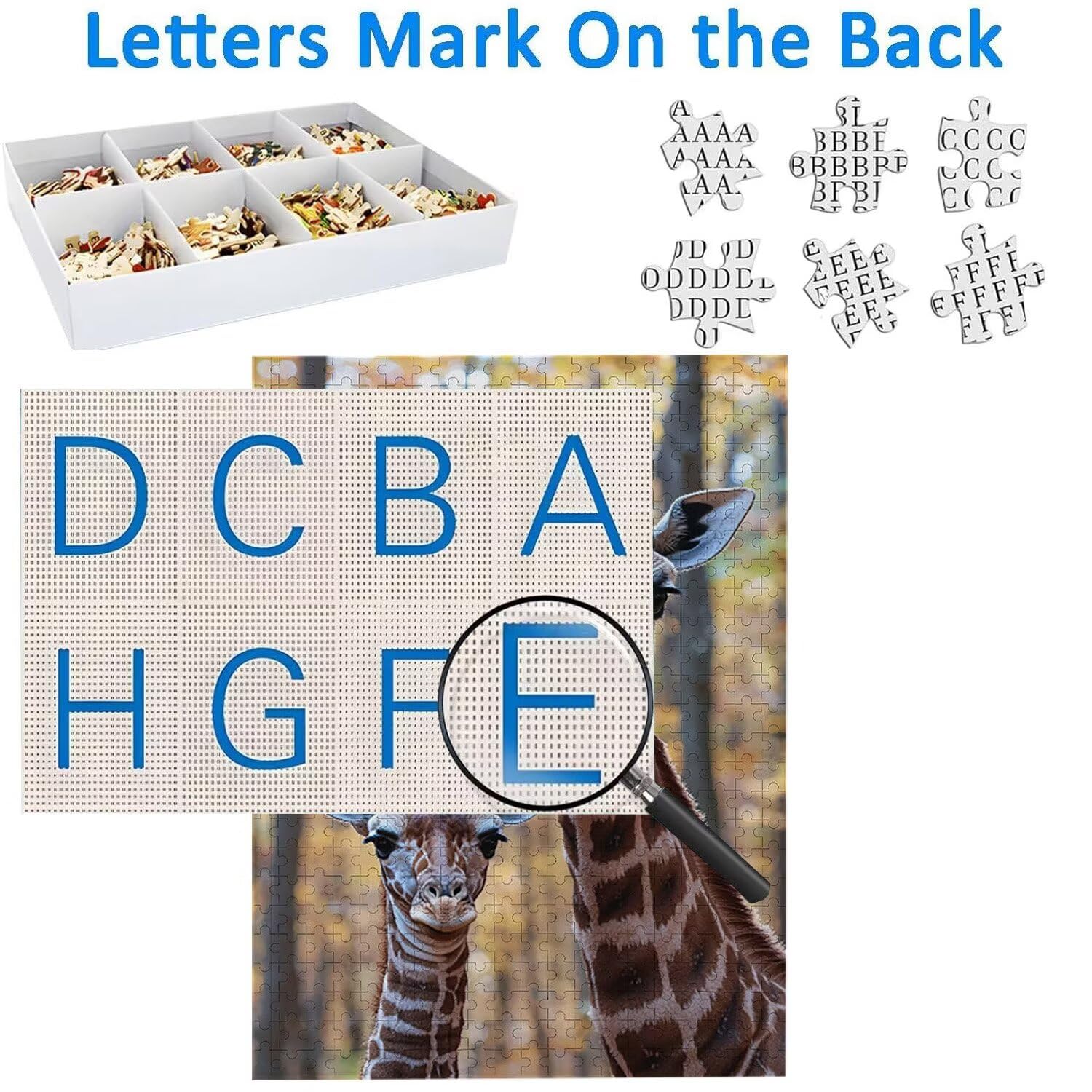 1500 Pezzi di Puzzle, Giraffe della foresta1500 Pezzi di Puzzle per Adulti, Regalo di Anniversario e Natale, Decorazione Della Casa, Prevenzione Della Degenerazione Cerebrale Negli Anziani v-733
