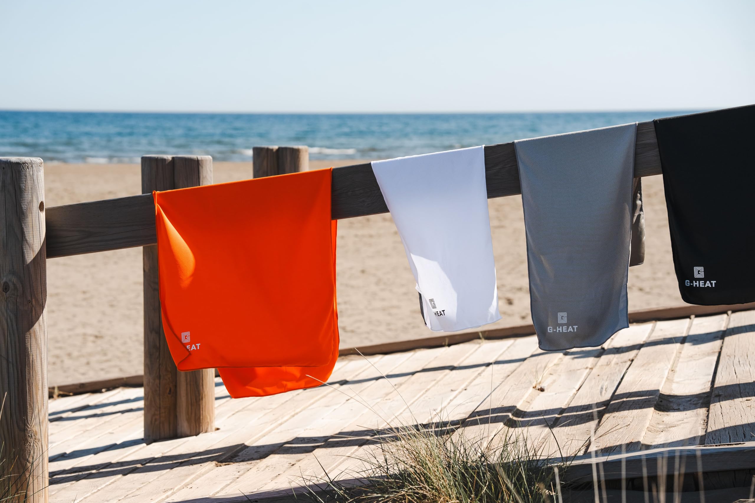 G-HEAT – Serviette Microfibre de Refroidissement & Sport | 100x30cm | Anti-Transpiration, Séchage Rapide & UPF50+ | Serviette Rafraîchissante Multi-Usages (Fitness, Yoga, Sport, Voyage, Randonnée)