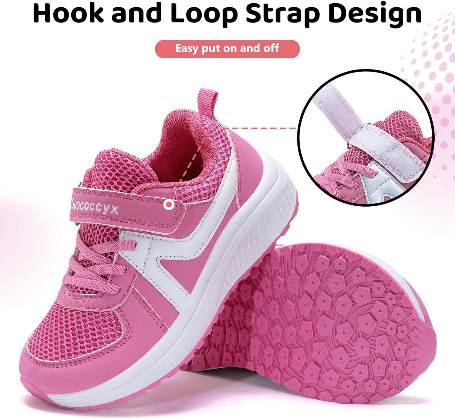 Boys Wide Toe Box Sneakers Girls Tennis Running Shoes Breathable Walking Trainers for Kids - Image 7