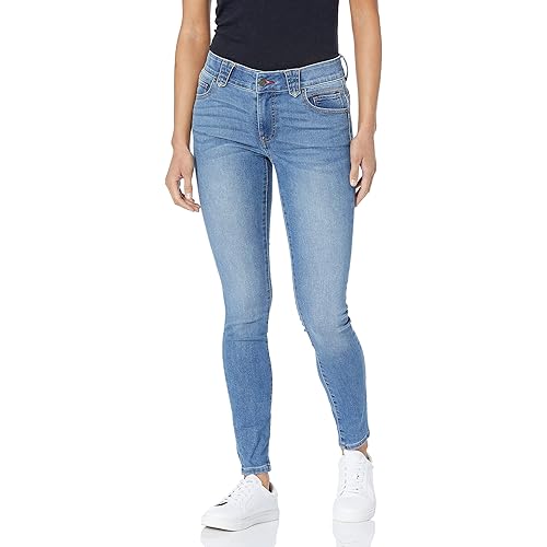 Tommy Hilfiger Tribeca Skinny Crop with Cuff in Indigo Wash Denim