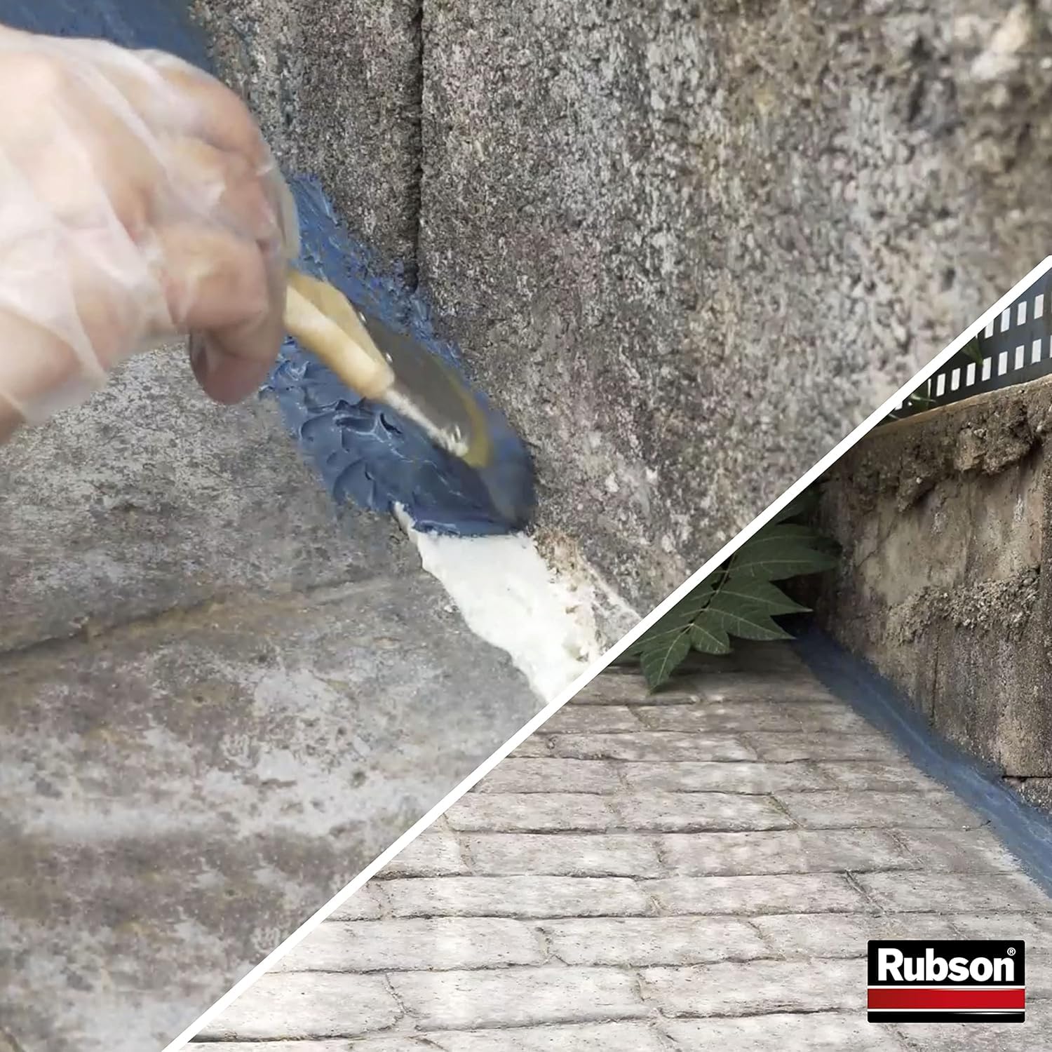 Rubson Aquablock Silicone Liquido SL3000, Facile e Sicuro da Usare, per Impermeabilizzazione e Riparazione di Tetti e Coperture Piani e Inclinati, Guaine, Fioriere, Terracotta, Secchio 5kg
