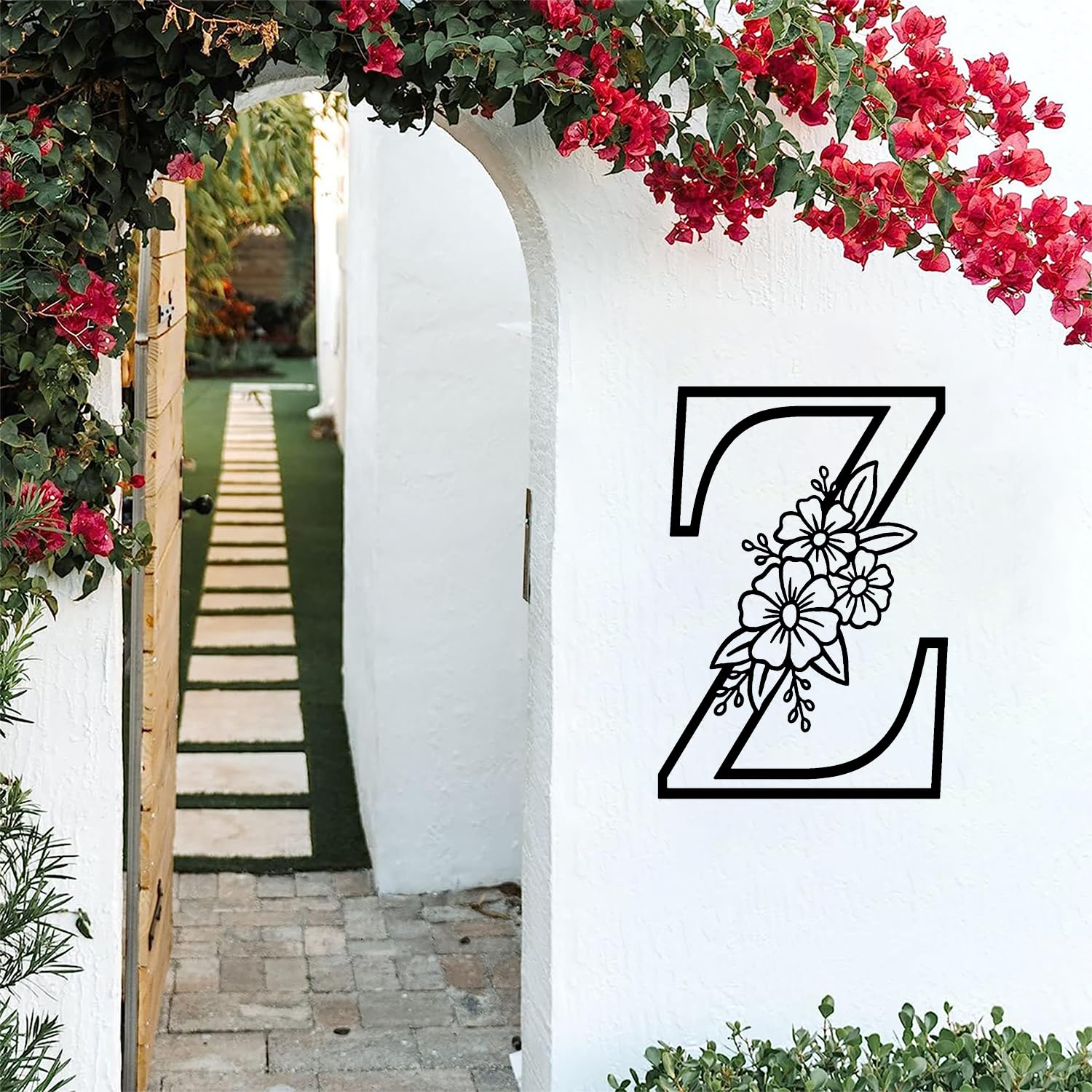 zuinyainn 12 inch letter Z, wall decoration letter, visual 3D letter logo, home letter wall decoration, large letter decoration, outdoor metal letter logo