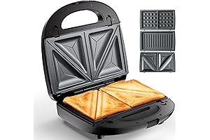 Upgraded Version Iron Vapor 3 in 1 Sandwich Maker
