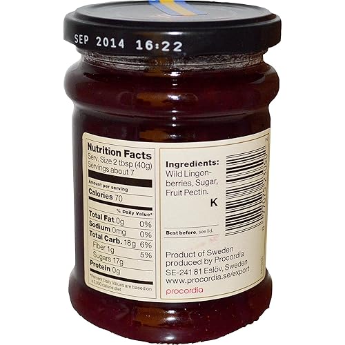 Miniatura 2 de Felix B14519 Felix Wild Lingonberry Jam - 8x10Oz