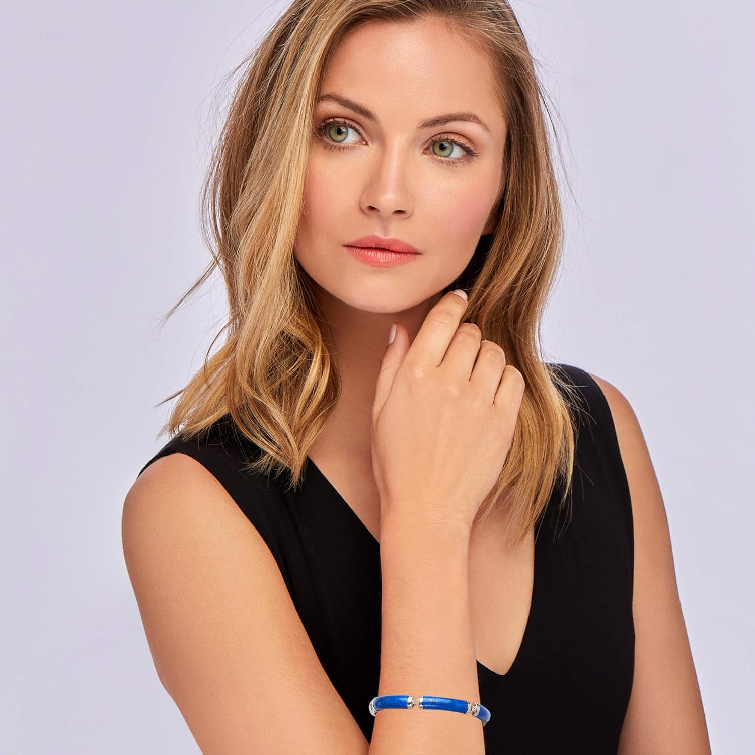 Ross-Simons Lapis Bless Bracelet in Sterling Silver - Image 2