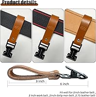 Vista 2 de MELOTOUGH Clip para Guantes de Cuero, Soporte para Guantes, Clip para Cinturón de Guantes de Trabajo