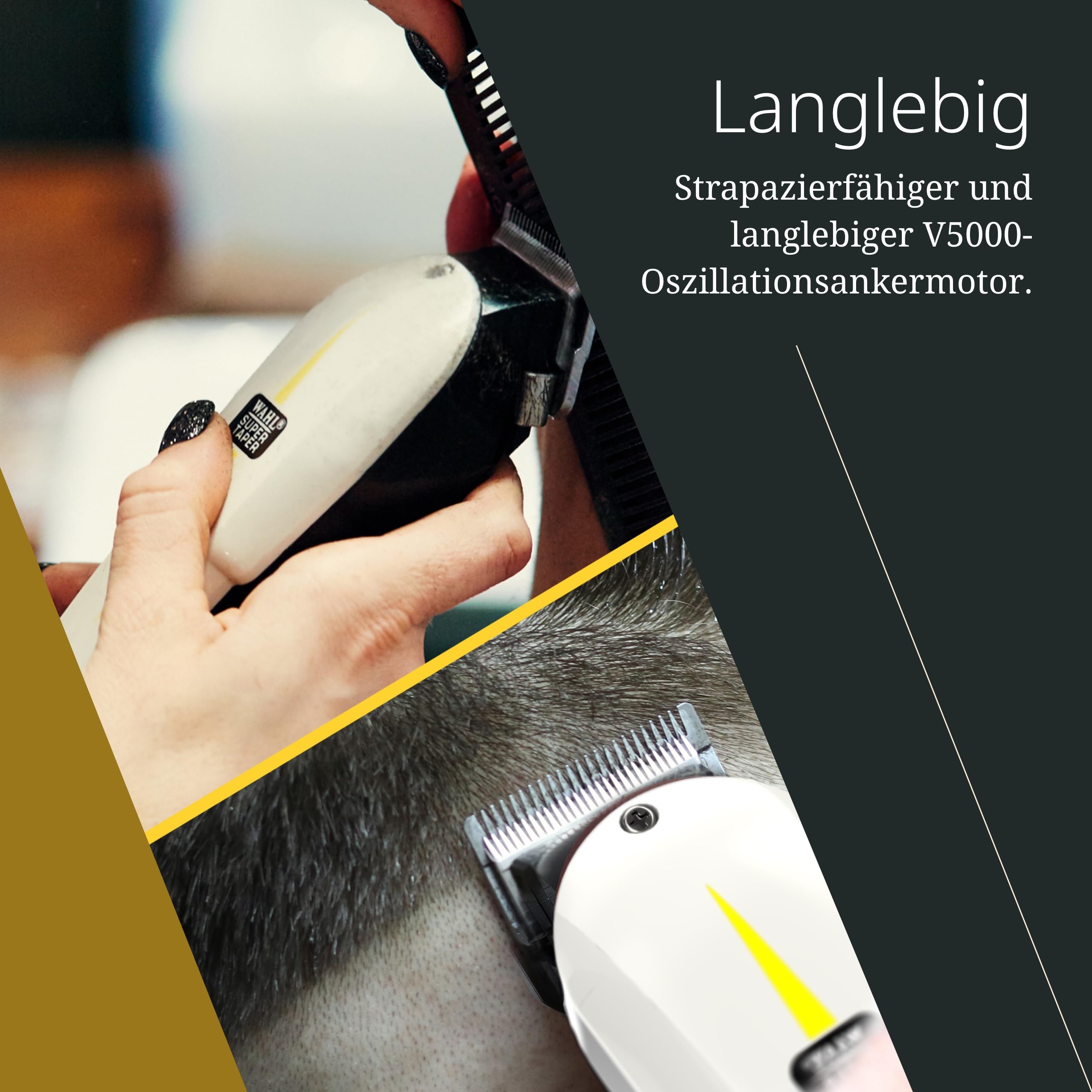 Hair clipper SuperTAPER bla/whi EU MIH