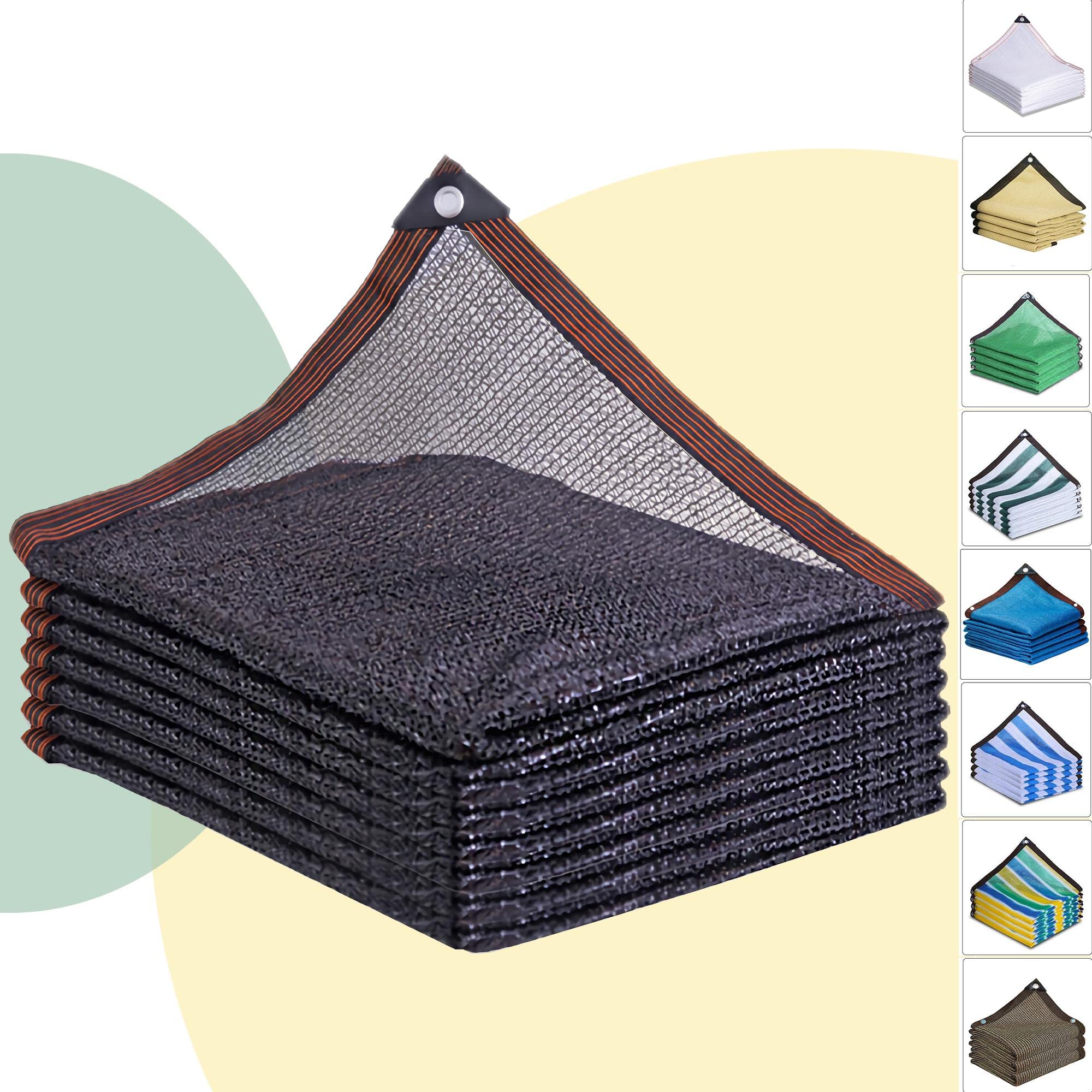 Shade sail 1x1m shade net with 50% shading effect Shade Net UV Protection Net Breathable Cooling Balcony Garden Nets Windbreak Net Stable