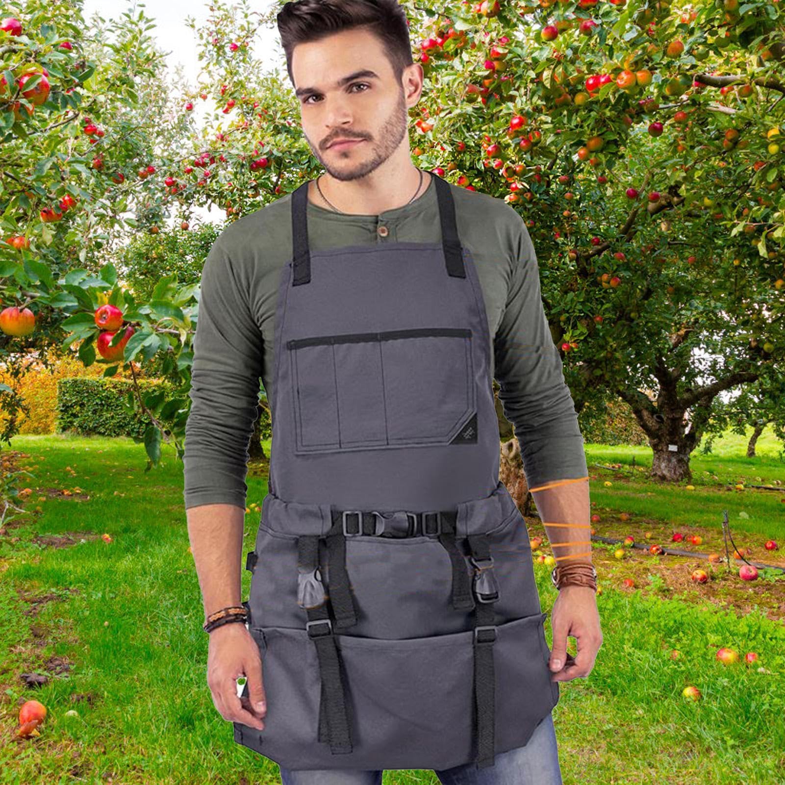 Grembiule da giardinaggio Camicetta da lavoro resistente all'acqua e regolabile in
