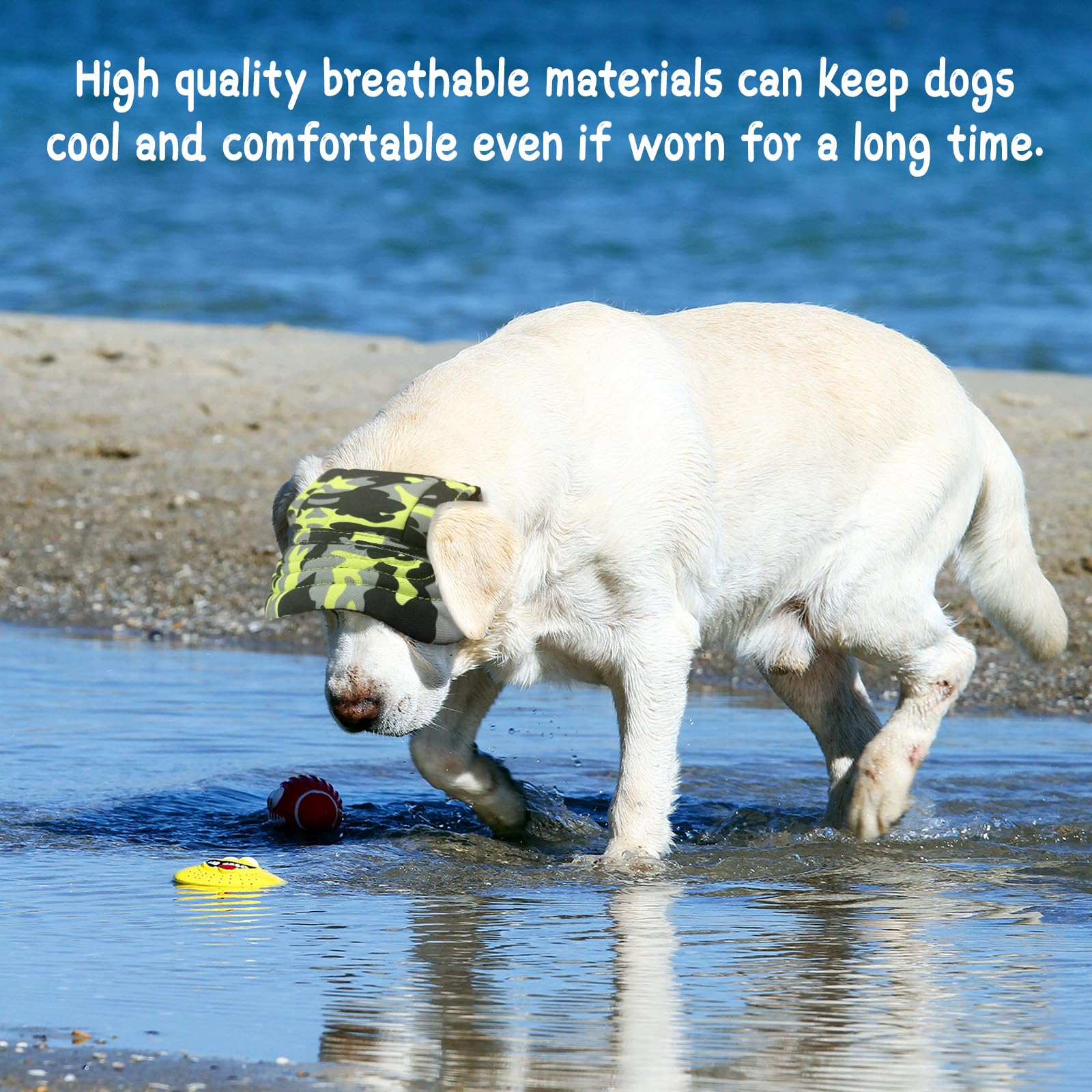 Shyllin Hunde Baseballmütze Mit Ohrlöchern - Sonnenschutz Für Haustiere