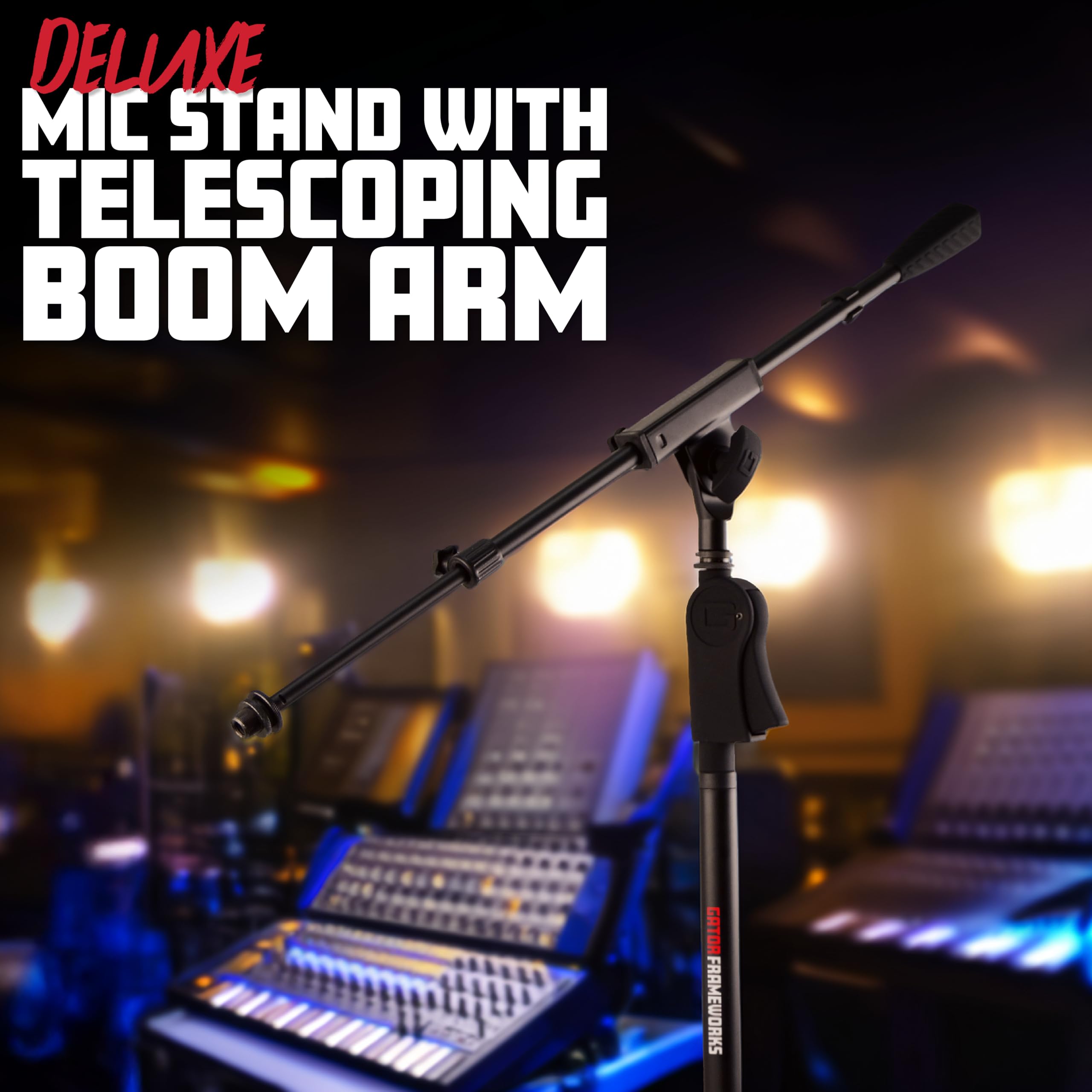Amazon.com: Gator Frameworks Deluxe Tripod Microphone Stand with